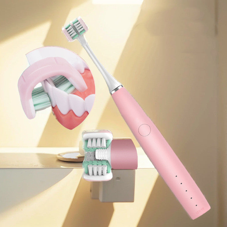 « UltraClean Elite - Brosse à dents Électrique 3 Têtes Étanche • Nettoyage Intégral Professionnel »
